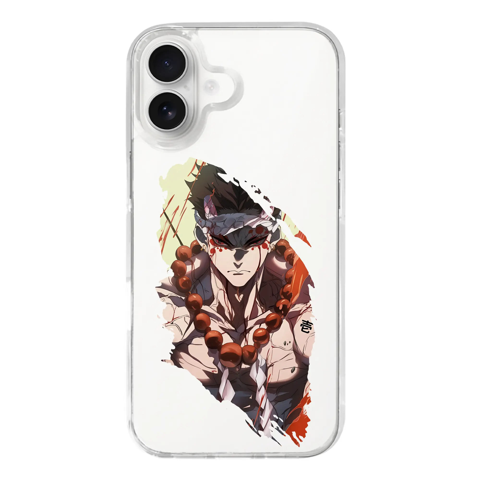 鬼滅の刃 グッズ,悲鳴嶼 行冥 - iPhone 17シリーズ 透明スマホケース – 薄型・耐衝撃・精密フィット保護カバー